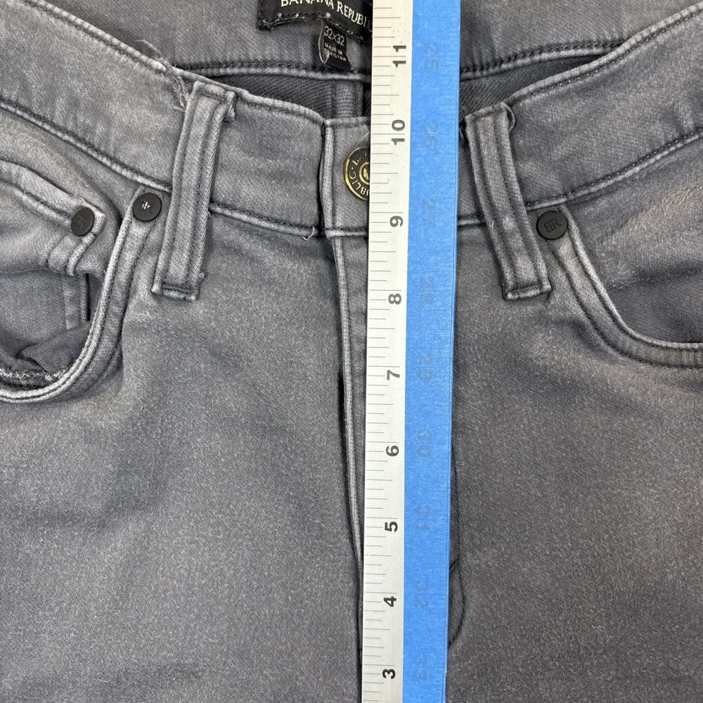 Banana Republic Pants Men's 32x32 5 Pocket Stretch‎ Flex Denimn Jean Gray